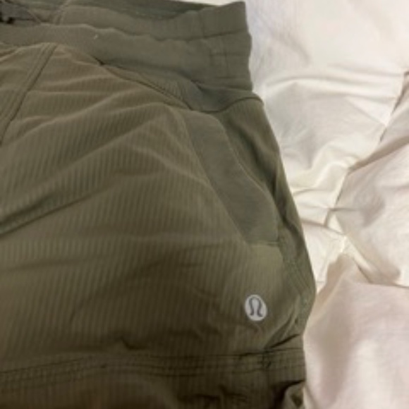 COPY - Lululemon Dance Studio pants lined Army Green 2 Full Length Cinched hem - Picture 7 of 15